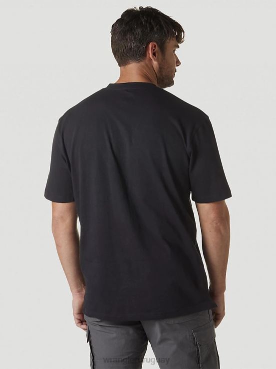 Armada Wrangler hombres Henley de manga corta para trabajo Riggs ropa F8J4V273