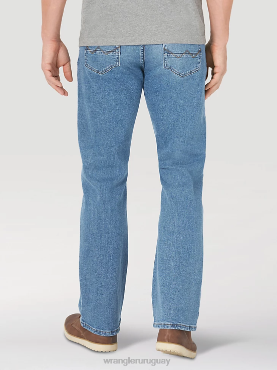 Clayton Wrangler hombres jeans rectos ajustados premium de cinco estrellas ropa F8J4V158