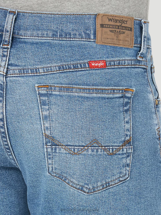 Clayton Wrangler hombres jeans rectos ajustados premium de cinco estrellas ropa F8J4V158