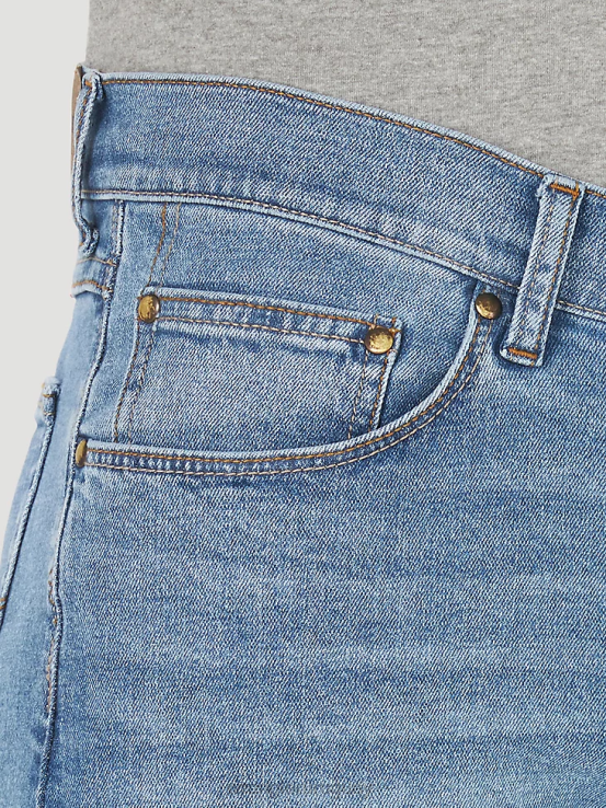 Clayton Wrangler hombres jeans rectos ajustados premium de cinco estrellas ropa F8J4V158