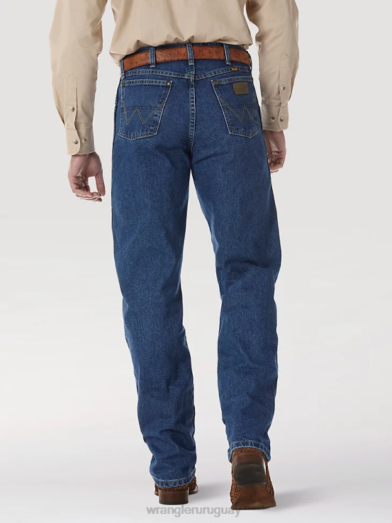 Clayton Wrangler hombres jeans rectos ajustados premium de cinco estrellas ropa F8J4V158