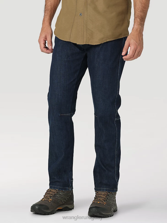 Clayton Wrangler hombres jeans rectos ajustados premium de cinco estrellas ropa F8J4V158