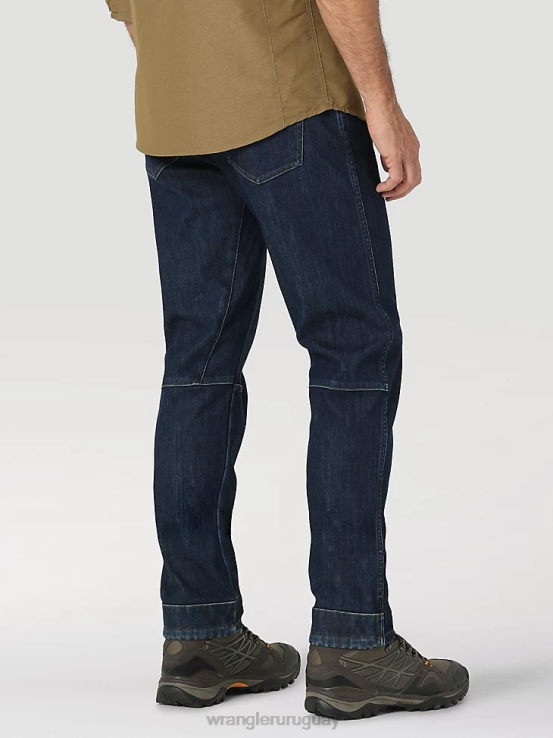Clayton Wrangler hombres jeans rectos ajustados premium de cinco estrellas ropa F8J4V158