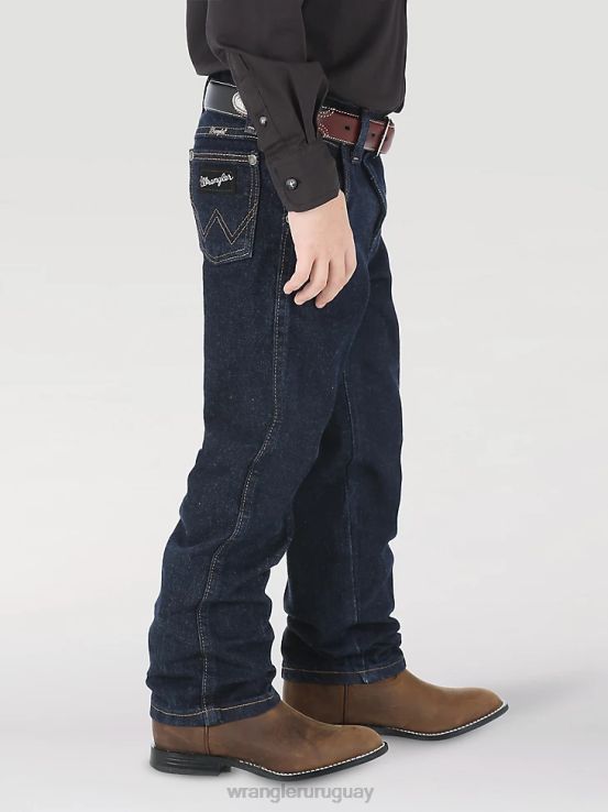 Denim oscuro Wrangler Niños jeans edición plata pequeña ropa F8J4V1028