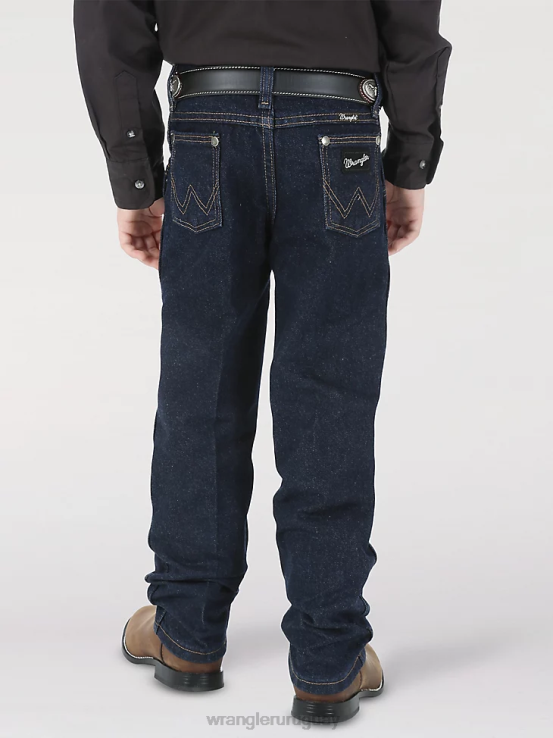 Denim oscuro Wrangler Niños jeans edición plata pequeña ropa F8J4V1028