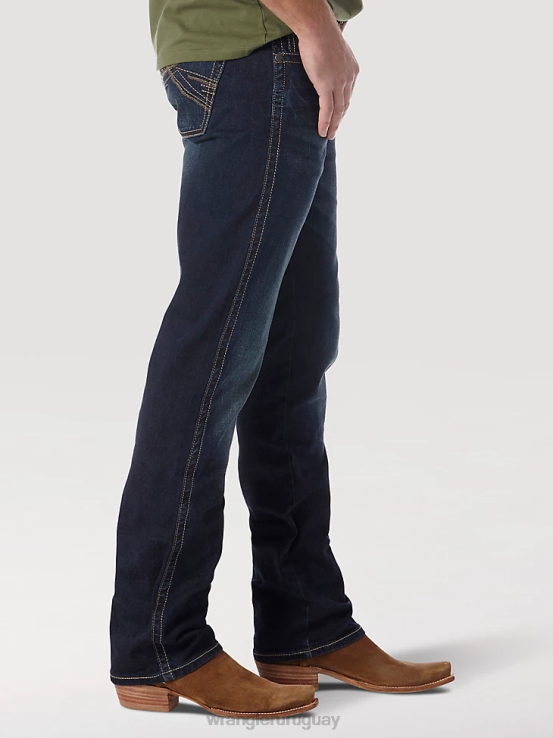 Denver Wrangler hombres 20x no 44 jeans ajustados con pernera recta ropa F8J4V52