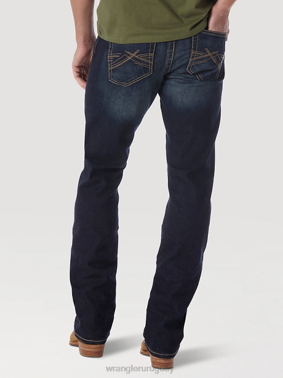 Denver Wrangler hombres 20x no 44 jeans ajustados con pernera recta ropa F8J4V52