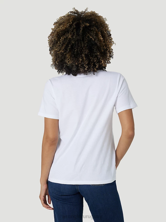 Mar verde Wrangler mujer Camiseta de rendimiento de manga corta Riggs Workwear ropa F8J4V876