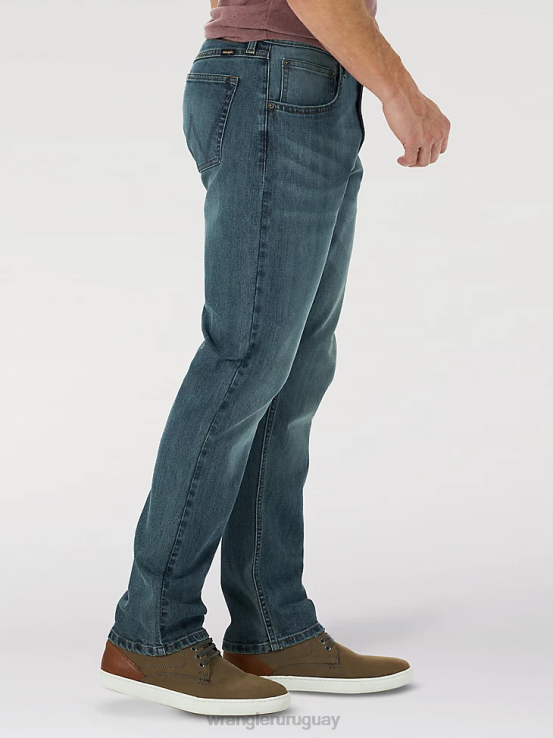 Mediterráneo Wrangler hombres jeans flexibles de ajuste atlético ropa F8J4V175