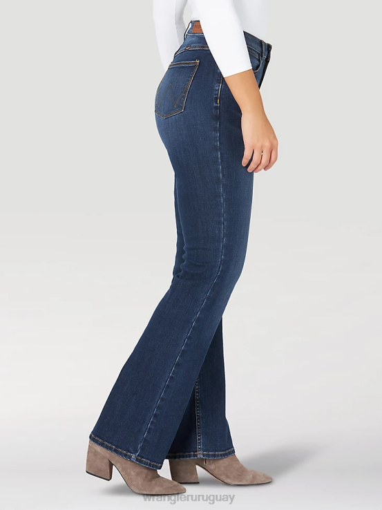 Stockton Wrangler mujer jeans con tiro alto y pernera recta ropa F8J4V774