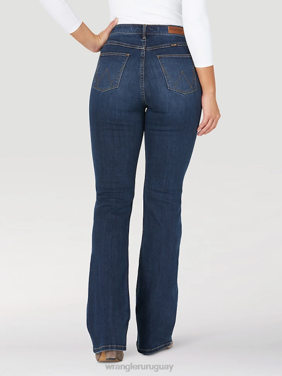 Stockton Wrangler mujer jeans tipo bota atrevidos de talle alto ropa F8J4V733