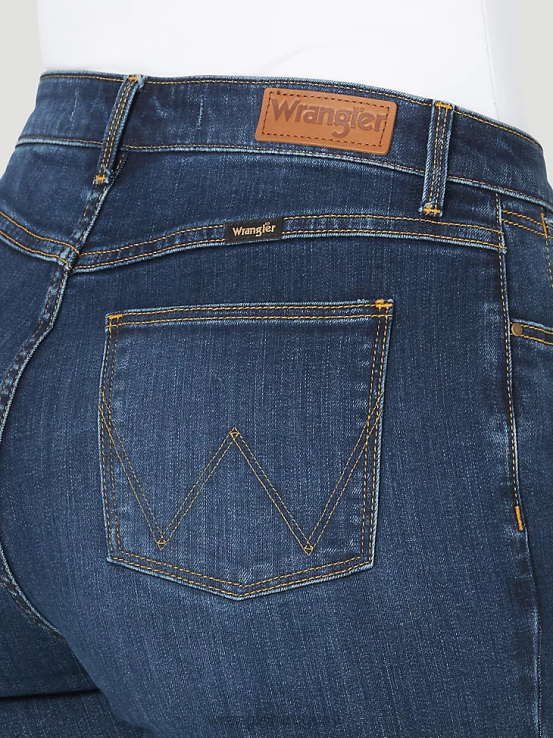 Stockton Wrangler mujer jeans tipo bota atrevidos de talle alto ropa F8J4V733