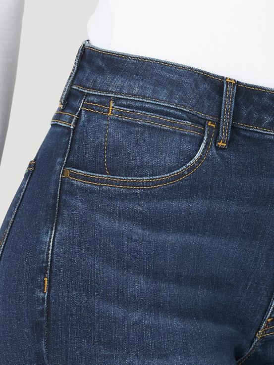 Stockton Wrangler mujer jeans tipo bota atrevidos de talle alto ropa F8J4V733