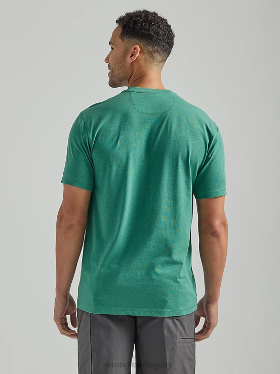 abeto Wrangler hombres Camiseta de rendimiento de manga corta con 1 bolsillo Riggs Workwear ropa F8J4V282