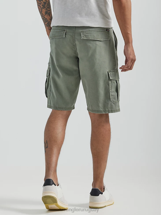 abeto Wrangler hombres short cargo de sarga flexible ropa F8J4V550