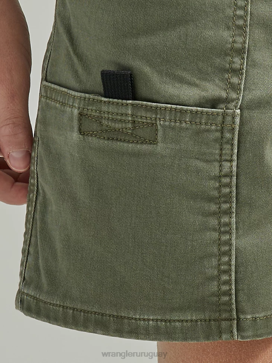aceituna Wrangler Niños utilidad corta (ronca) ropa F8J4V1034