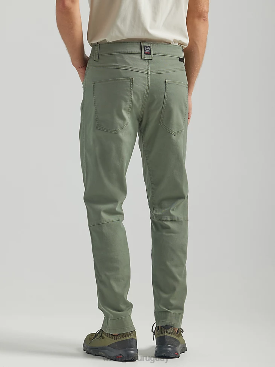 aceituna polvorienta Wrangler hombres pantalón atg de cinco bolsillos ropa F8J4V637