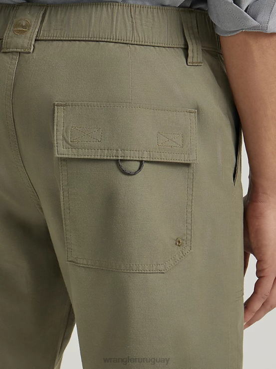 aceituna polvorienta Wrangler hombres séneca al aire libre corto ropa F8J4V526