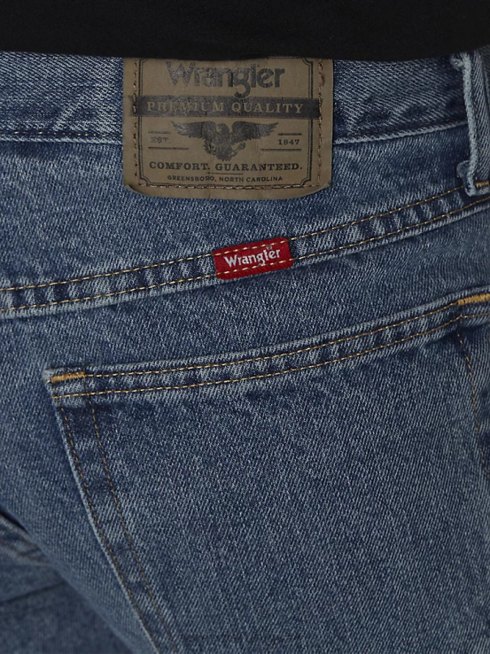 antiguo Wrangler hombres jeans de corte relajado de mezclilla premium de cinco estrellas ropa F8J4V89
