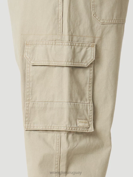 arpillera Wrangler hombres pantalón cargo ropa F8J4V209