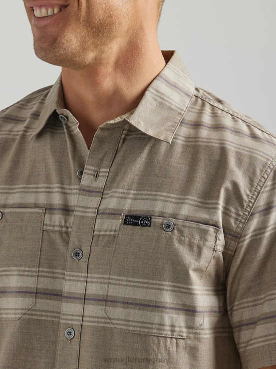 arroyo de cereza Wrangler hombres camisa atg por brisa ropa F8J4V313