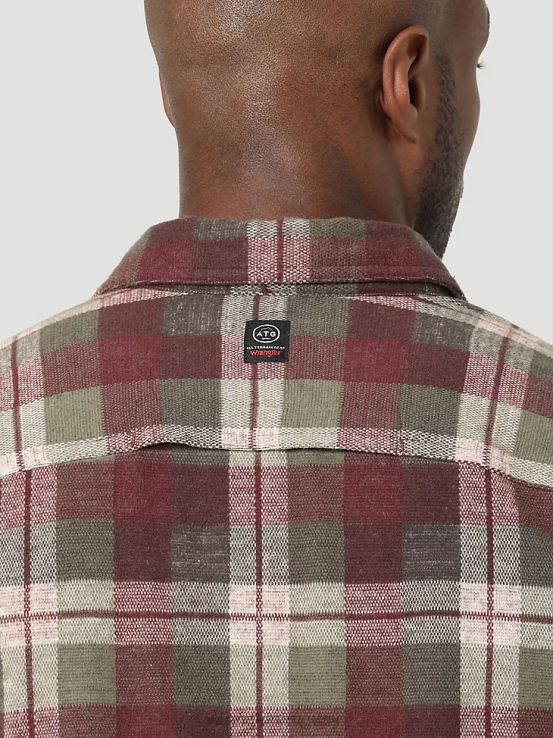 arroyo de cereza Wrangler hombres camisa atg por brisa ropa F8J4V639