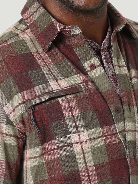 arroyo de cereza Wrangler hombres camisa atg por brisa ropa F8J4V639