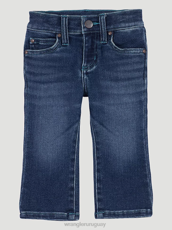 atardecer azul Wrangler Niños body de manga corta con broche estilo western ropa F8J4V1069