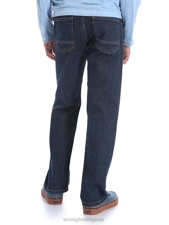 azul claro de luna Wrangler Niños jeans de corte recto clásico cinco estrellas (husky) ropa F8J4V972