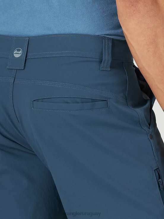 azul marino de medianoche Wrangler hombres pantalón corto utilitario de rendimiento para exteriores ropa F8J4V540