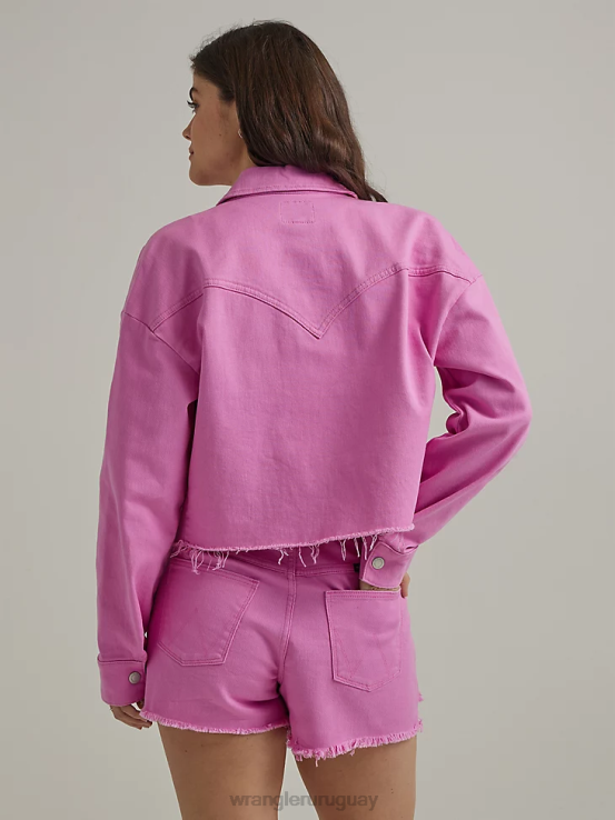 baya Wrangler mujer chaqueta vaquera occidental ropa F8J4V857