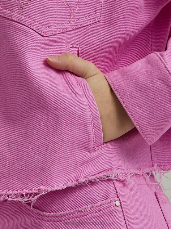 baya Wrangler mujer chaqueta vaquera occidental ropa F8J4V857