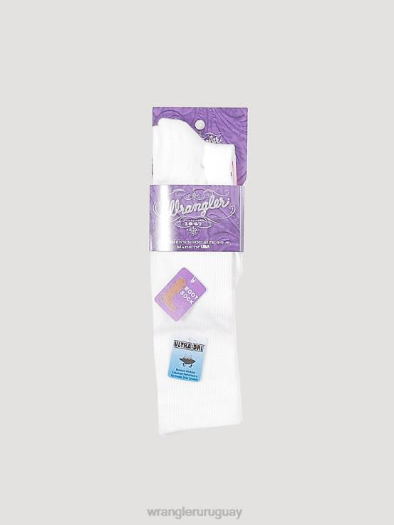 blanco Wrangler mujer calcetín de bota occidental accesorios F8J4V925