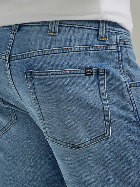 bodega Wrangler hombres pantalón corto de mezclilla con cinturilla de comodidad ilimitada ropa F8J4V589