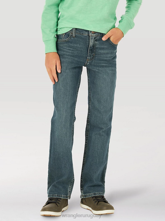 bosque Wrangler Niños vaqueros con corte bootcut flexibles de cinco estrellas ropa F8J4V959