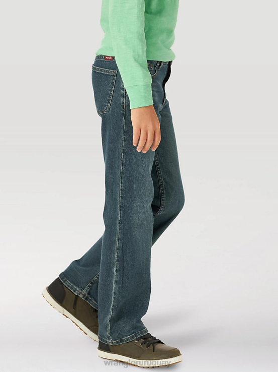 bosque Wrangler Niños vaqueros con corte bootcut flexibles de cinco estrellas ropa F8J4V959