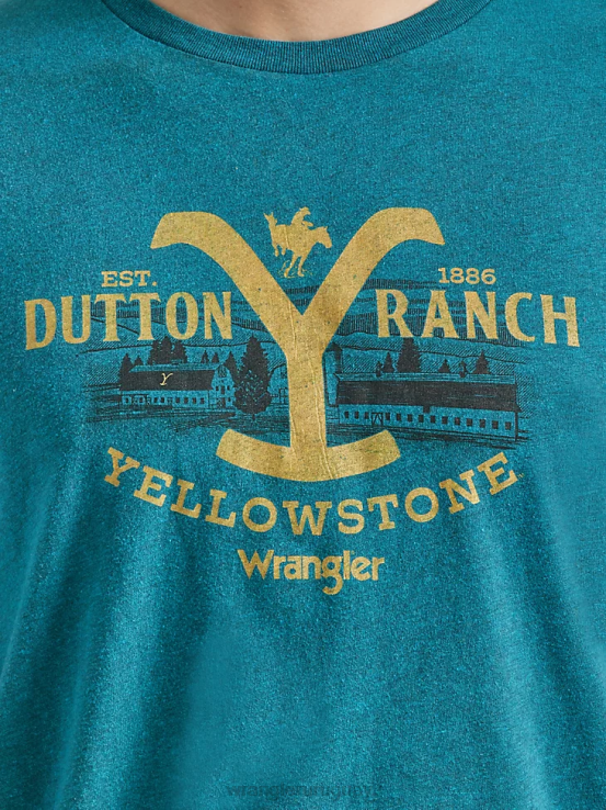 brezo de ceniza Wrangler hombres Henley de manga corta para trabajo Riggs ropa F8J4V271