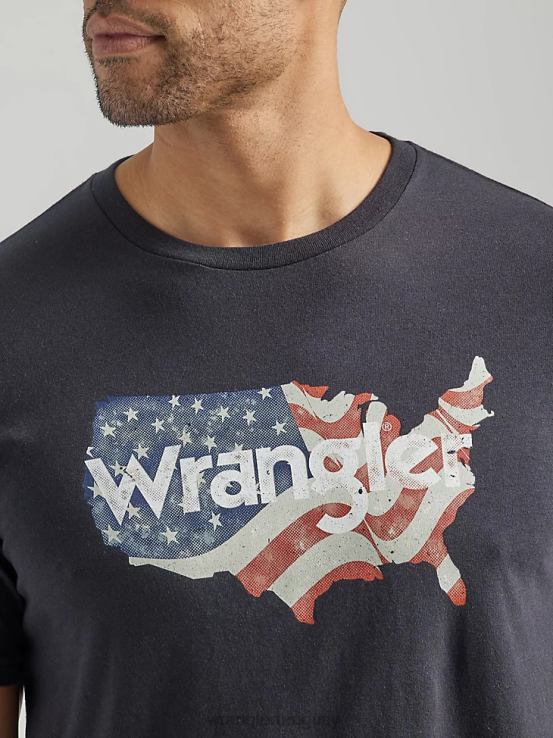 brezo de ceniza Wrangler hombres Henley de manga corta para trabajo Riggs ropa F8J4V271