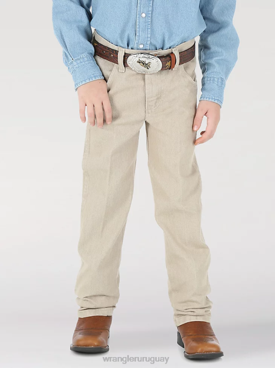 bronceado prelavado Wrangler Niños jean corte cowboy original fit ropa F8J4V936