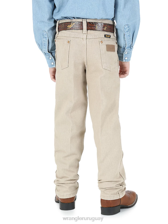 bronceado prelavado Wrangler Niños jean corte cowboy original fit ropa F8J4V952
