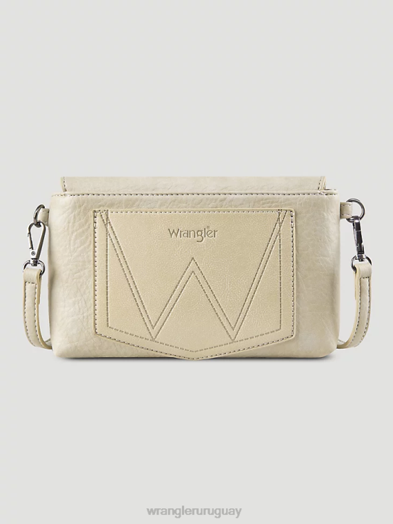 broncearse Wrangler mujer bandolera con flecos turquesa accesorios F8J4V908