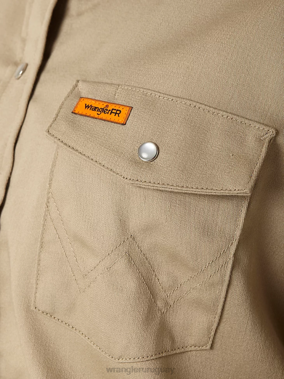 broncearse Wrangler mujer fr resistente al fuego manga larga sólido ropa F8J4V893