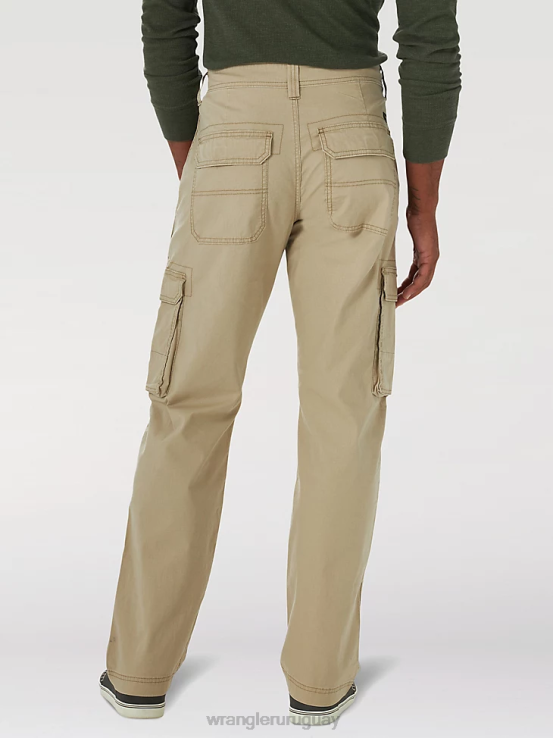 caqui Wrangler hombres pantalón cargo ropa F8J4V212