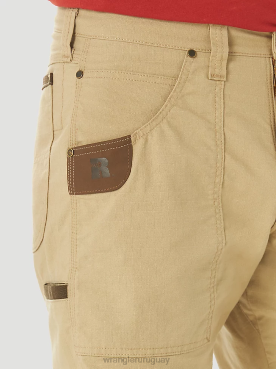 caqui dorado Wrangler hombres Ropa de trabajo Riggs pantalón corto de trabajo de corte regular ropa F8J4V663