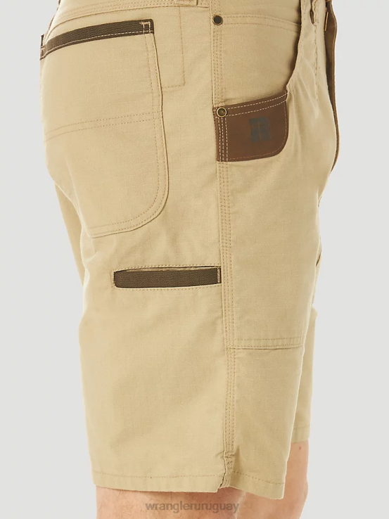 caqui dorado Wrangler hombres Ropa de trabajo Riggs pantalón corto de trabajo de corte regular ropa F8J4V663