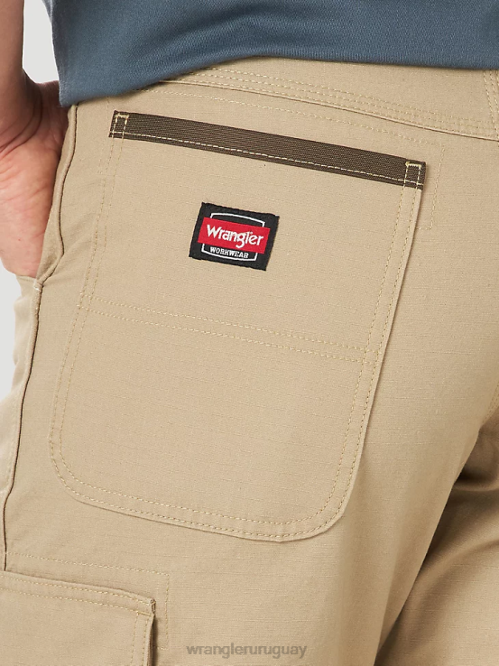 caqui dorado Wrangler hombres pantalón ranger ropa de trabajo ropa F8J4V685