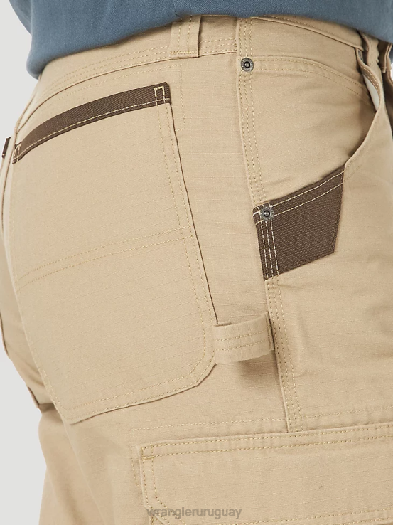 caqui dorado Wrangler hombres pantalón ranger ropa de trabajo ropa F8J4V685