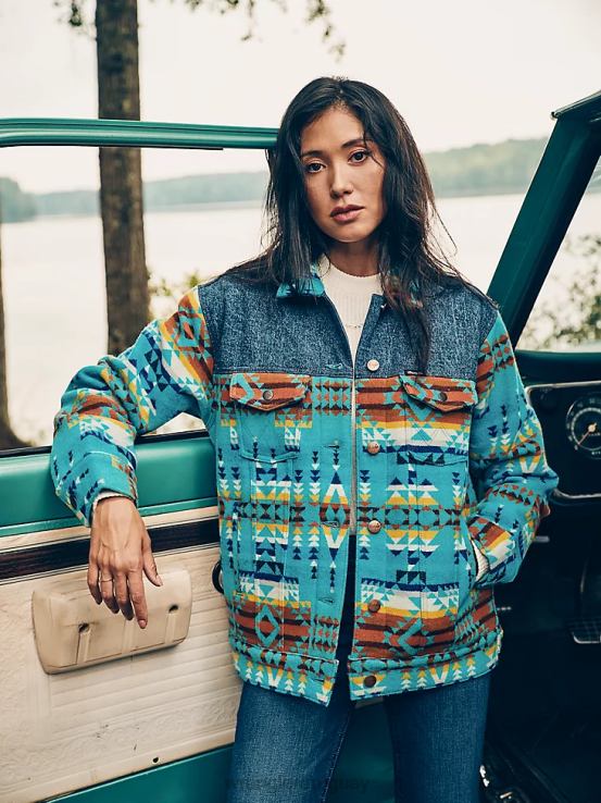 caqui dorado Wrangler mujer Chaqueta de lona con forro de sherpa Riggs Hard Layers ropa F8J4V863