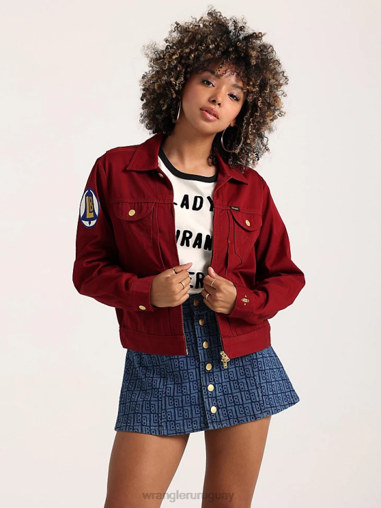 caqui dorado Wrangler mujer Chaqueta de lona con forro de sherpa Riggs Hard Layers ropa F8J4V863