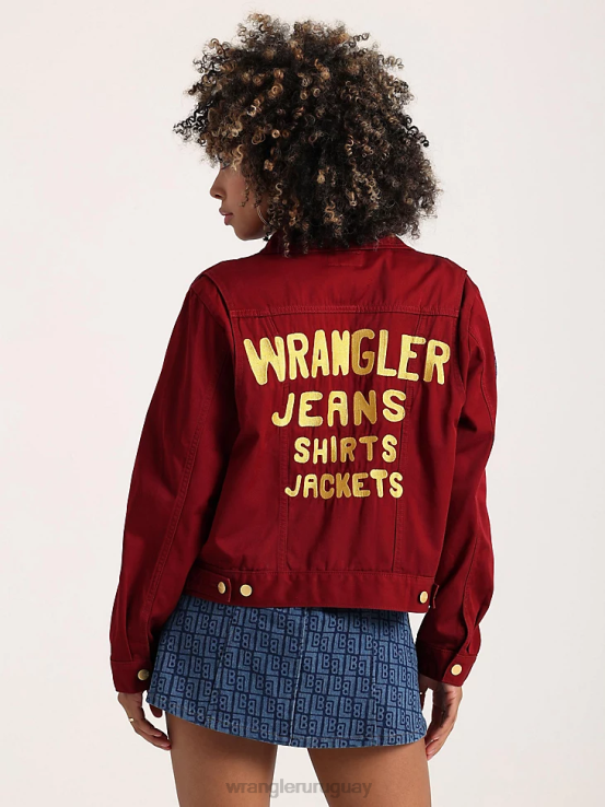 caqui dorado Wrangler mujer Chaqueta de lona con forro de sherpa Riggs Hard Layers ropa F8J4V863